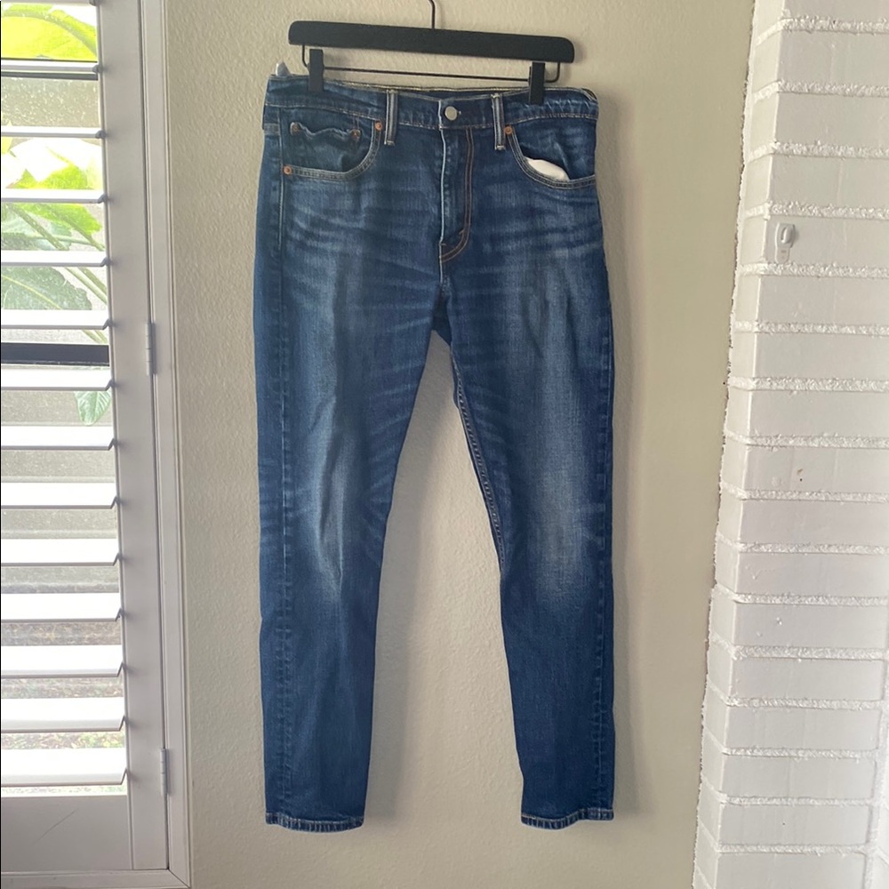 Levi's Blue Slim Fit Jeans with Natural Fading
